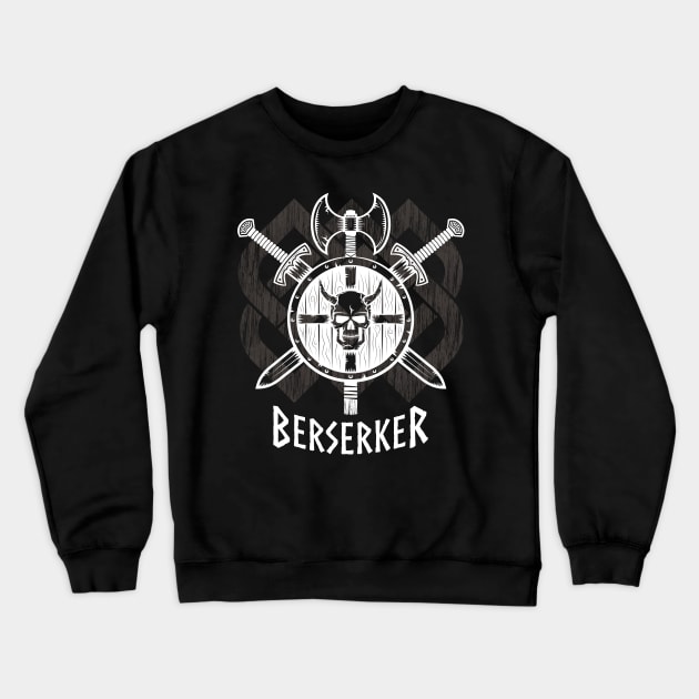 Berserker Viking wild warrior Crewneck Sweatshirt by LittleBean